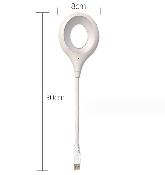 USB smart voice light led mini portable reading lamp Bedroom voice-activated night light
