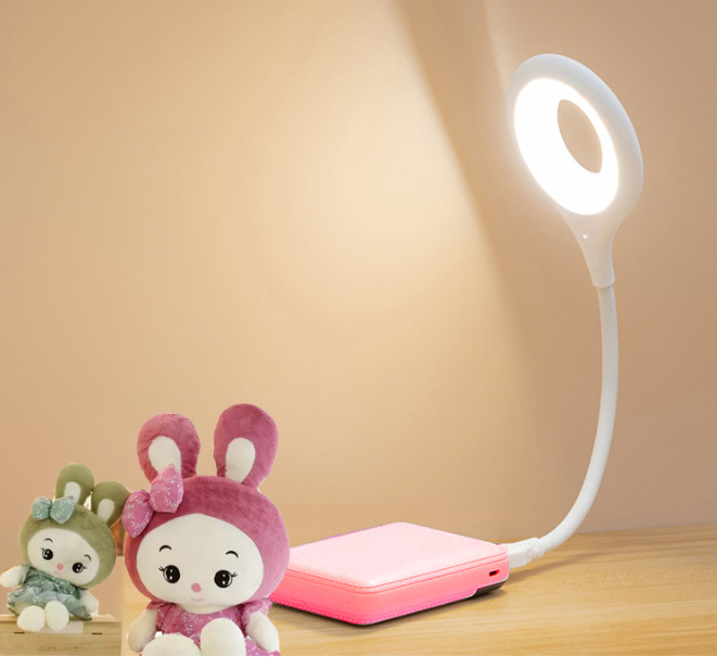 USB smart voice light led mini portable reading lamp Bedroom voice-activated night light