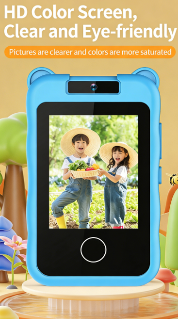 High-Definition Children's 180° Flip Camera – Touch Early Education Camera