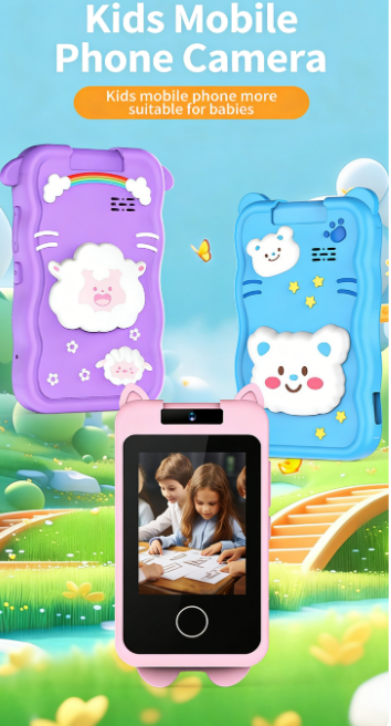 High-Definition Children's 180° Flip Camera – Touch Early Education Camera