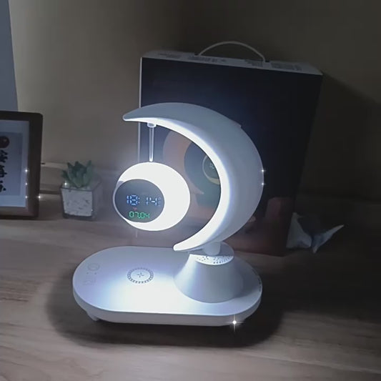 Bluetooth speaker led bedside colorful atmosphere night light support mobile phone wireless charging eye protection light